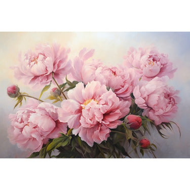 Peony Flower Oil Canvas